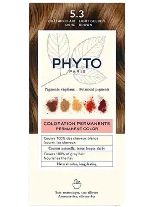 Phytosolba PhytoColor Краска для волос, 1 шт, тон 5.3 светлый золотистый шатен фото