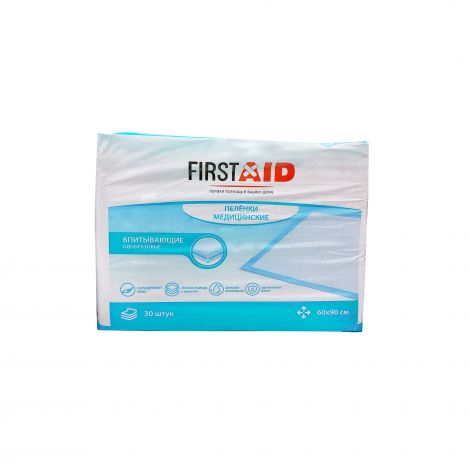 Ферстэйд Пеленки медицинские впитывающие, 60 см х 90 см, 30 шт. фото
