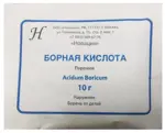 Борная кислота, порошок для наружного применения, 10 г, 1 шт. фото