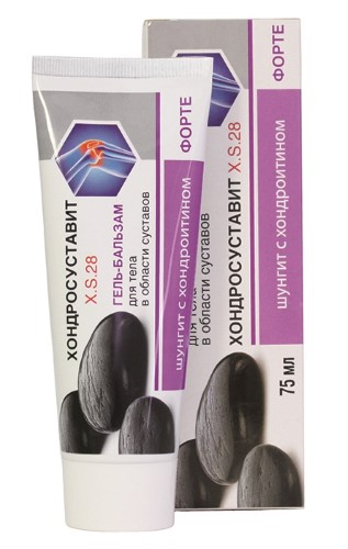 Природная аптека Хондросуставит X.S.28, гель-бальзам для тела, 75 мл, 1 шт, в области суставов фото