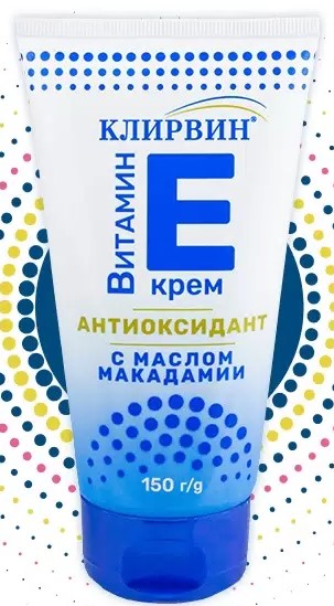 Клирвин антиоксидантный с витамином Е и маслом макадамии, крем, 150 г, 1 шт. фото