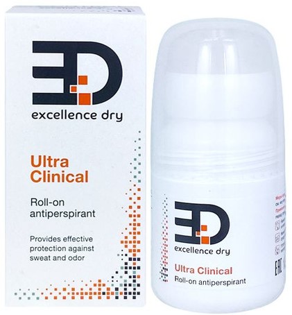 Excellence dry Ultra clinical, антиперспирант ролик, 50 мл, 1 шт. фото