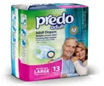 Predo Adult Подгузники для взрослых, L, 13 шт, 100-150 см фото