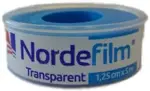 Nordeplast Nordefilm Transparent Classic Пластырь медицинский фиксирующий тканевый, 1.25 см х 500 см, пластырь медицинский, 1 шт. фото