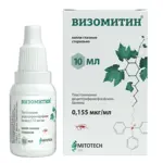 Визомитин, 0.155 мкг/мл, капли глазные, 10 мл, 1 шт. фото
