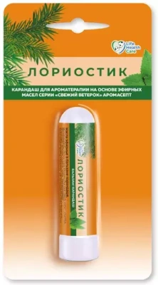 Лориостик Карандаш для ароматерапии Свежий ветерок, карандаш для ингаляций, 1 шт. фото