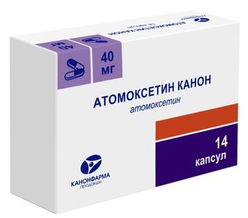 Атомоксетин Канон, 40 мг, капсулы, 14 шт. фото