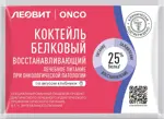 Леовит Onco Коктейль белковый восстанавливающий, порошок, 20 г, 1 шт, клубника, для онкологических больных фото