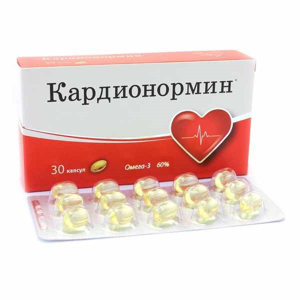Кардионормин Омега-3 60%, 700 мг, капсулы, 30 шт. фото