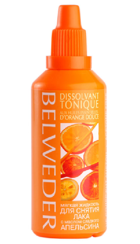 Belweder Жидкость для снятия лака мягкая с маслом сладкого апельсина, жидкость для снятия лака, 60 мл, 1 шт. фото
