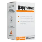 Дарунавир, 400 мг, таблетки, покрытые пленочной оболочкой, 60 шт. фото