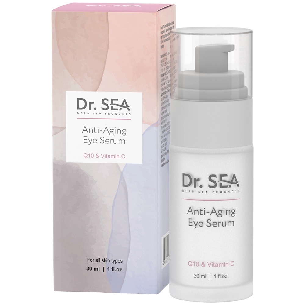 Dr. Sea Cыворотка для глаз антивозрастная с Q10 и витамином C, сыворотка, 30 мл, 1 шт. фото