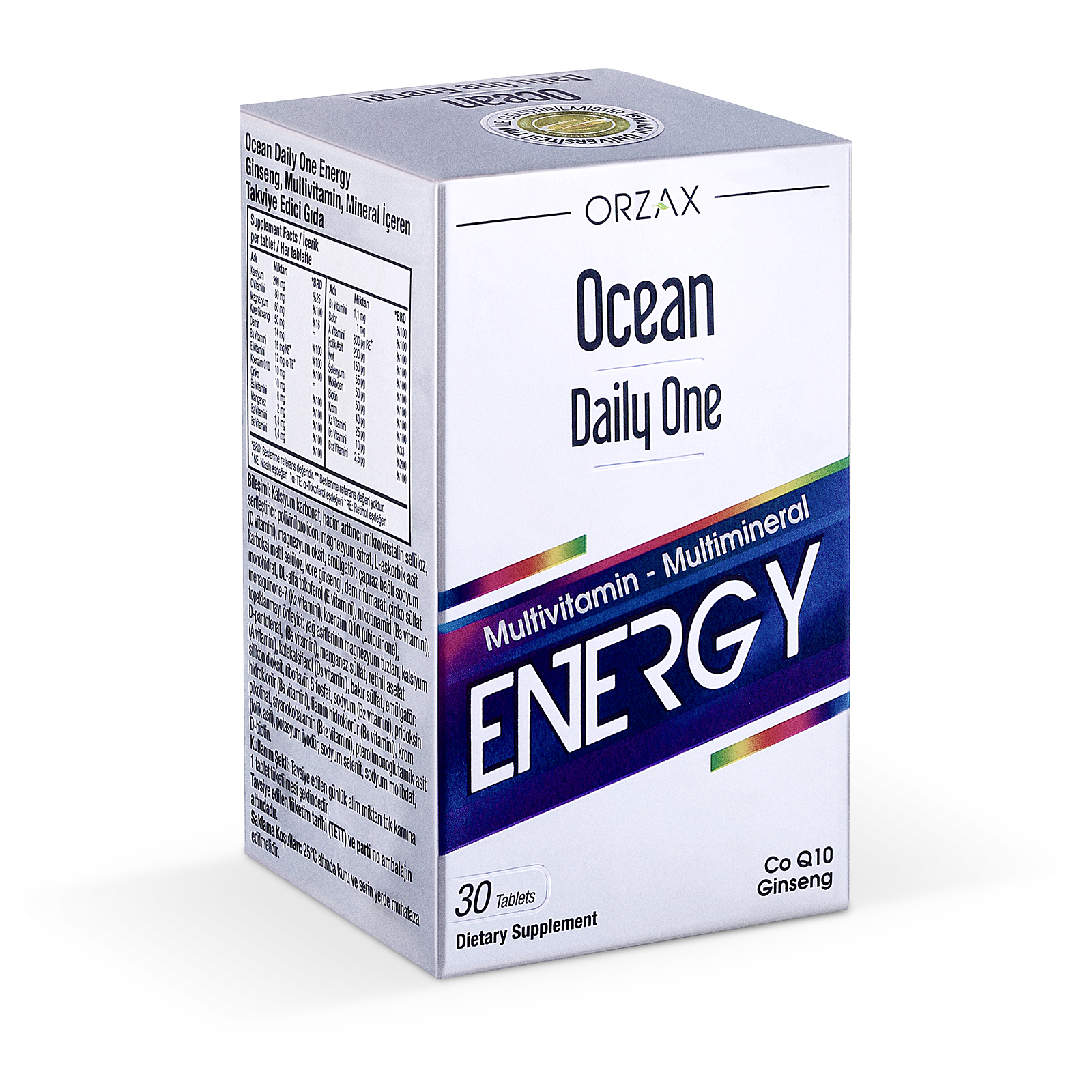 Orzax Ocean Daily One Энерджи, таблетки, 30 шт. фото
