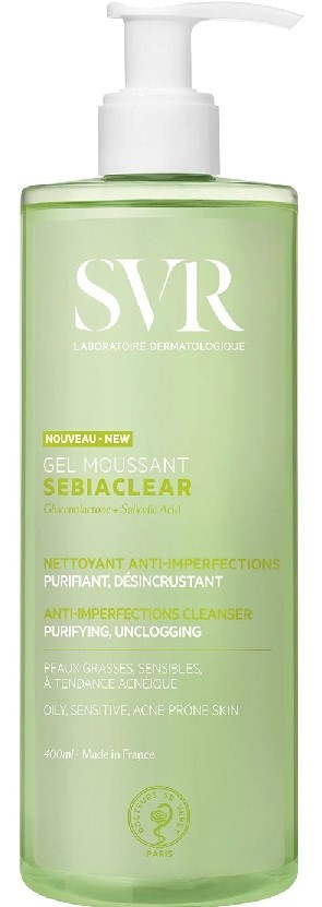 SVR Sebiaclear, мусс для умывания, 400 мл, 1 шт, для проблемной кожи фото