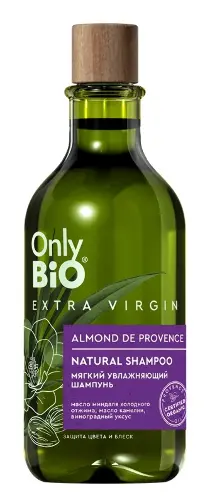 Only bio extra virgin шампунь мягкий увлажняющий блеск и защита цвета, шампунь, 350 мл, 1 шт. фото