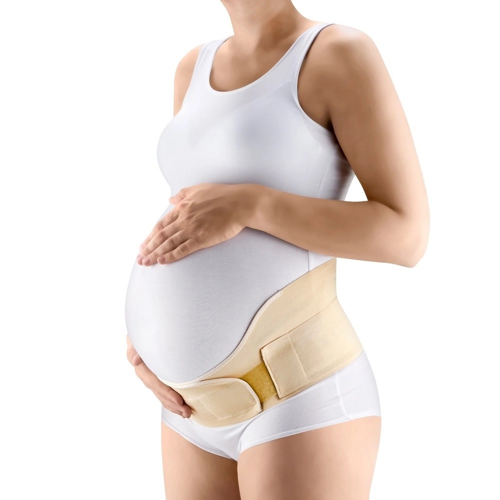 Tonus Elast Gerda Пояс медицинский эластичный для беременных, р. 2, 1 шт, бежевого цвета, арт. 9806 фото