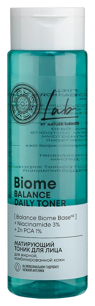 Natura Siberica Lab Biome Тоник для лица матирующий для жирной и комбинированной кожи, тоник для лица, 250 мл, 1 шт. фото