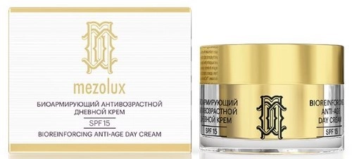 Librederm mezolux биоармирующий антивозрастной, крем для лица и шеи, 50 мл, 1 шт, SPF 15 фото