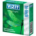 Презервативы Vizit Hi-Tech Ultra light, презерватив, 3 шт, ультратонкие фото