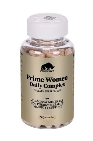 Prime kraft Комплекс витаминов минералов и экстрактов для женщин, капсулы, 90 шт. фото