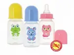 Курносики Бутылочка с 2 силиконовыми сосками Зверята, 120 мл, 1 шт, 0+ мес, арт. 11122 фото
