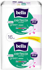 Bella perfecta ultra Green maxi, прокладки гигиенические, 16 шт. фото