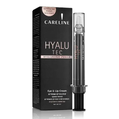 Careline hyalu tec крем для век и губ увлажняющий с гиалуроновой кислотой, крем, 10 мл, 1 шт. фото