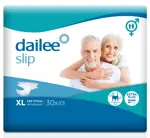 Dailee Slip Extra Plus Подгузники для взрослых, Extra Large XL (4), 30 шт, средняя степень недержания фото 