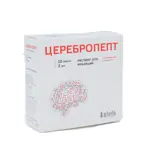 Церебропепт, 215.2 мг/мл, раствор для инъекций, 2 мл, 10 шт. фото