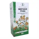 Зверобоя трава, сырье растительное измельченное, 50 г, 1 шт. фото 