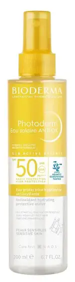 Bioderma Photoderm Cолнцезащитный антиоксидантный увлажняющий спрей, спрей, 200 мл, 1 шт, SPF 50 фото