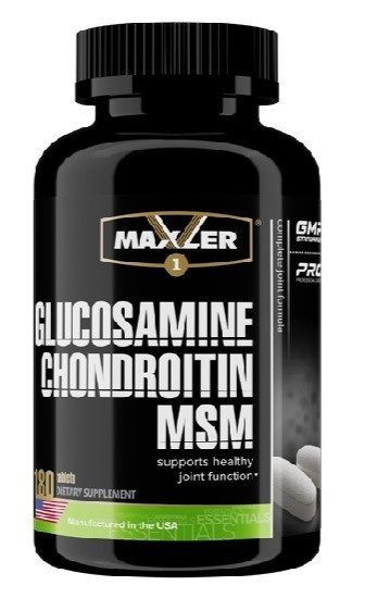 Maxler Глюкозамин Хондроитин МСМ, таблетки, 180 шт. фото