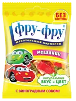 Фру-Фру Мармелад Машинки, мармелад жевательный, 30 г, 1 шт, с фруктовым соком фото