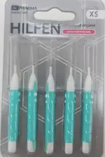 Hilfen Ершики межзубные циллиндрические, XS, 5 шт. фото 