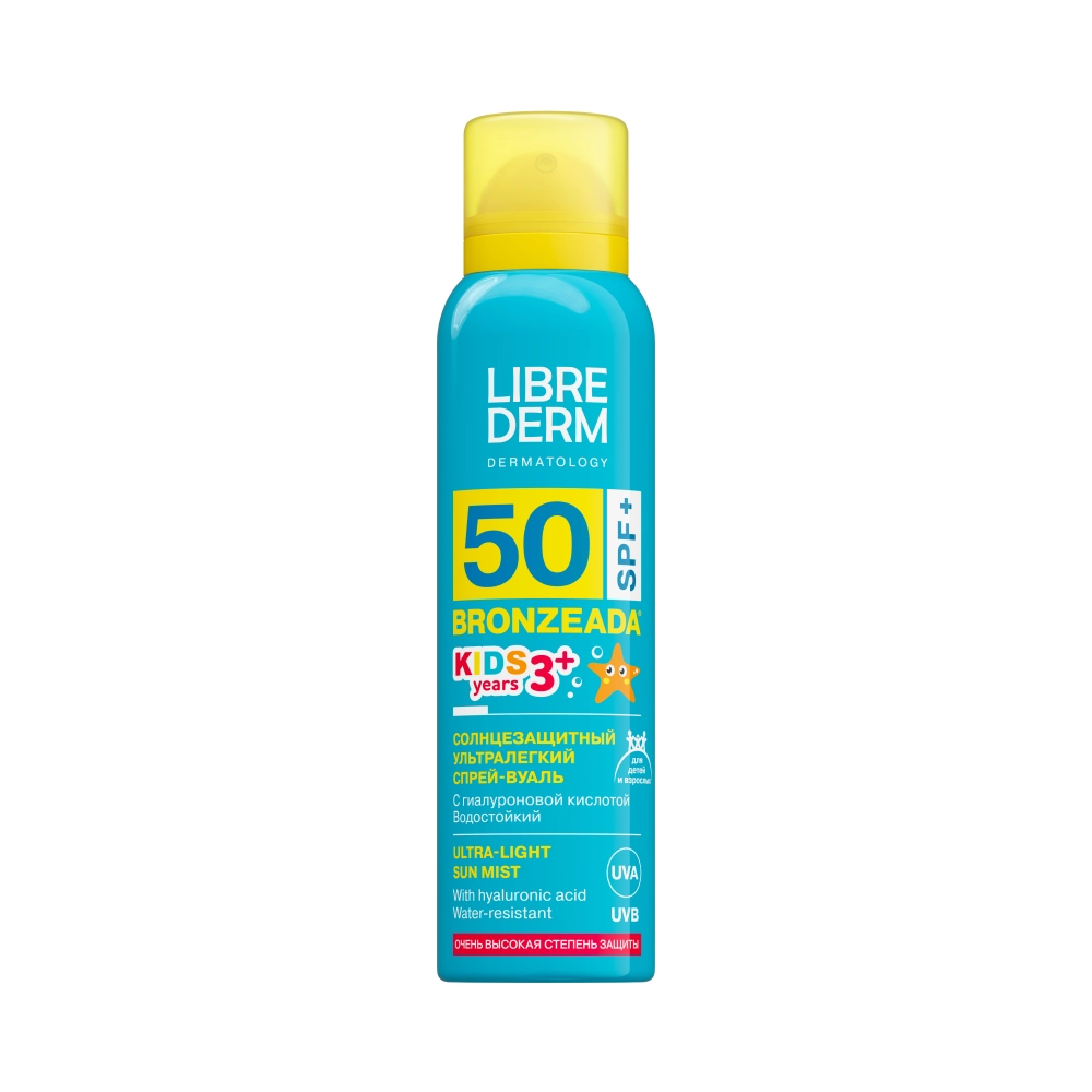 Librederm Bronzeada спрей-вуаль солнцезащитный ультралегкий, спрей, 150 мл, 1 шт, SPF 50+ фото