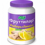 Эвалар Фруттилар Имбирь+лимон, 4 г, пастилки в форме мармеладных ягод, 30 шт. фото