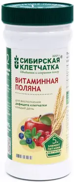 Сибирская клетчатка Витаминная поляна, порошок, 280 г, 1 шт. фото
