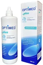 Optimed plus Универсальный раствор для контактных линз, раствор для обработки и хранения контактных линз, 360 мл, 1 шт. фото