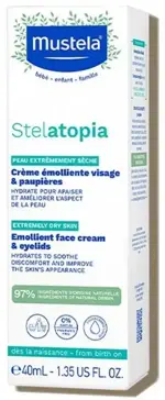 Mustela Stelatopia, крем для лица, 40 мл, 1 шт, смягчающий фото