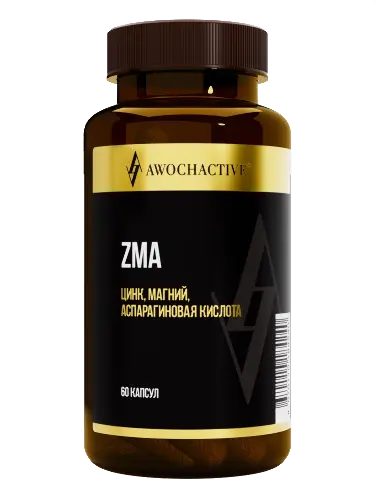 Awochactive ZMA цинк+магний+аспарагиновая кислота, капсулы, 60 шт. фото