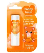 Happy Balm детский бальзам для губ Медовое счастье, бальзам для губ, 3.6 г, 1 шт. фото 