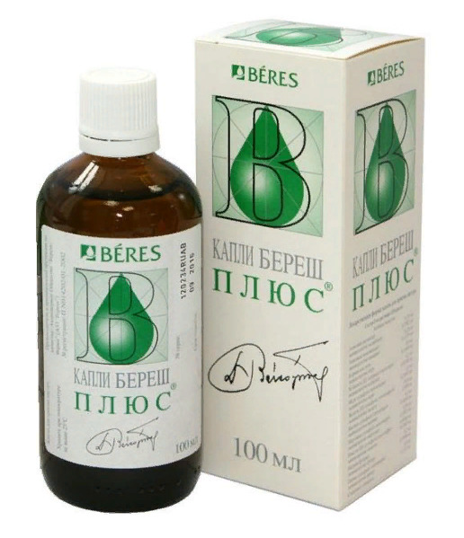 Капли Береш Плюс, капли для приема внутрь, 100 мл, 1 шт. фото