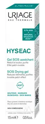 Uriage Hyseac SOS-гель подсушивающий локального действия, гель для лица, 15 г, 1 шт. фото