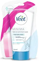 Veet minima Крем для депиляции в душе для чувствительной кожи, крем, 150 мл, 1 шт, с алоэ вера и витамином E фото