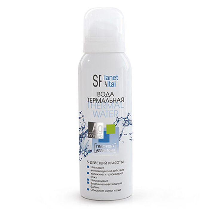 Планета Спа Алтай Термальная вода с аллантоином, 130 мл, 1 шт. фото