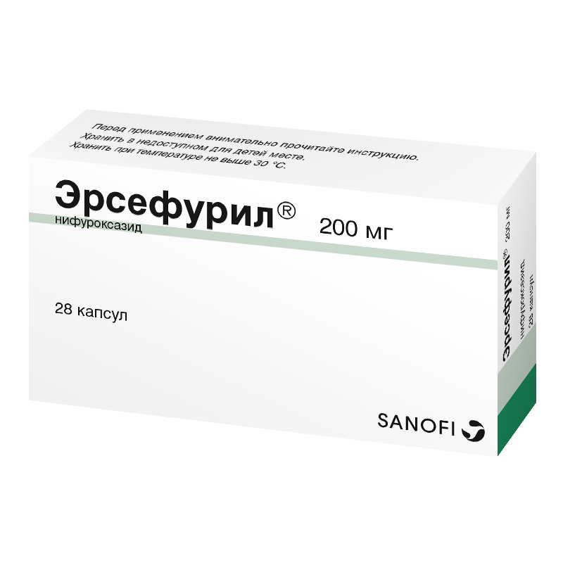 Эрсефурил, 200 мг, капсулы, 28 шт. фото