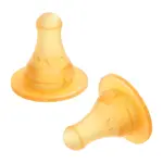 Lubby Соска молочная латексная средний поток, 3+ мес, 2 шт, арт. 4655 фото 2