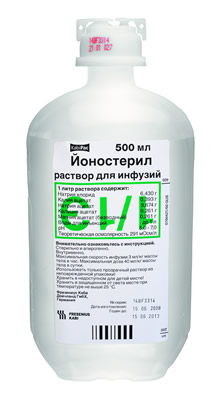 Йоностерил, раствор для инфузий, 500 мл, 10 шт. фото