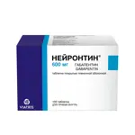 Нейронтин, 600 мг, таблетки, покрытые пленочной оболочкой, 100 шт. фото