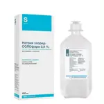 Натрия хлорид СОЛОфарм, 0.9%, раствор для инфузий, 400 мл, 1 шт. фото